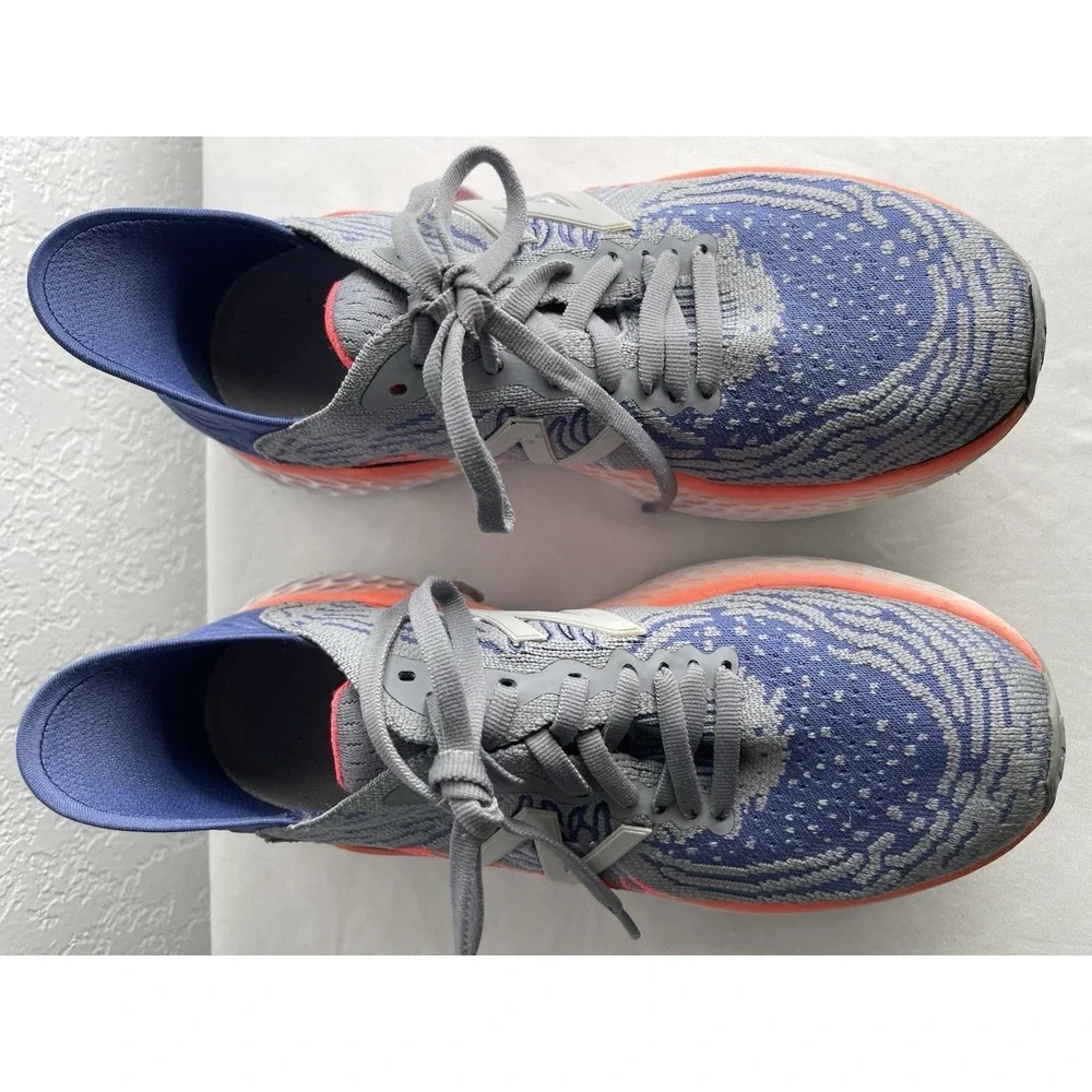 New Balance Fresh Foam 1080v10 Womens Running Shoes Blue Grey Pink W1080B10 6.5